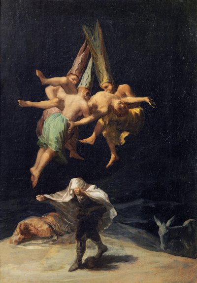 Brujas en vuelo Vuelo de Brujas, 1797-1798 de Francisco de Goya