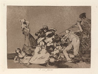 Y son fieras de Francisco de Goya