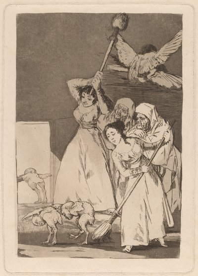 Ya van desplumados de Francisco de Goya