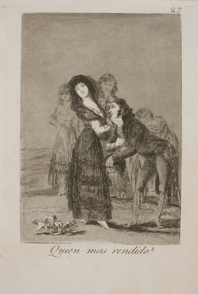 Servidor más humilde de Francisco de Goya
