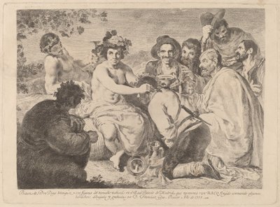 Baco (Bacchus) de Francisco de Goya after Diego Velázquez