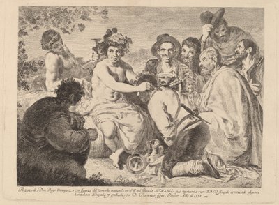 Baco (Bacchus) de Francisco de Goya after Diego Velázquez