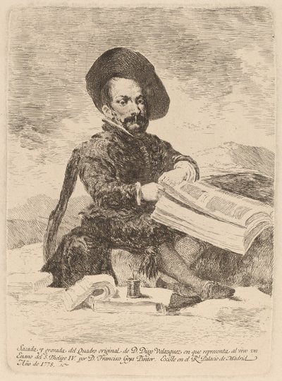 Un enano de Francisco de Goya after Diego Velázquez