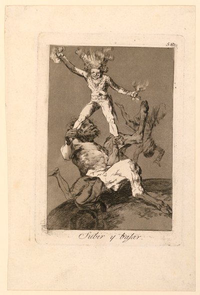 Subir y bajar de Francisco de Goya y Lucientes
