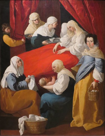 Nacimiento de la Virgen de Francisco de Zurbaran