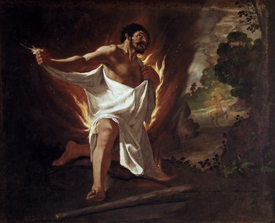 Faticas de Hércules para Buen Retiro: Hércules Morente de Francisco de Zurbaran