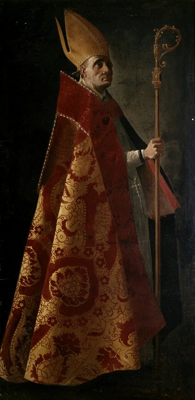 Pinturas para San Pablo El Real de Sevilla: San Ambrosio de Francisco de Zurbaran