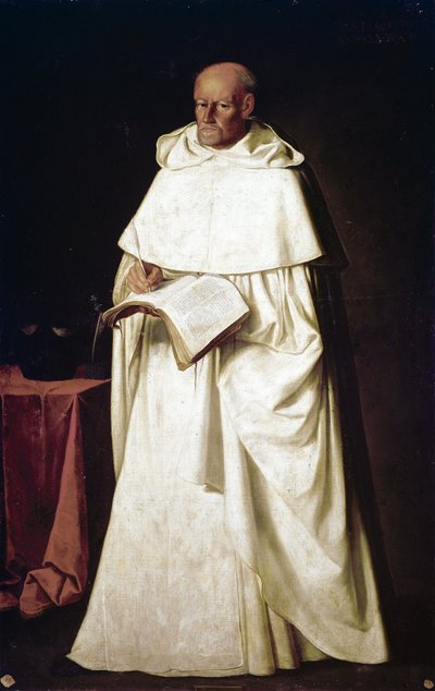 Pinturas para la Biblioteca de la Merced Calzada de Sevilla: fray Hernando De Santiago de Francisco de Zurbaran