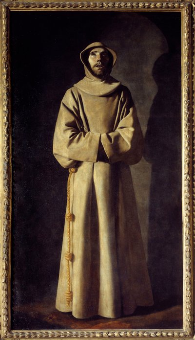 Retrato de San Francisco de Asís: El Santo en éxtasis de Francisco de Zurbaran