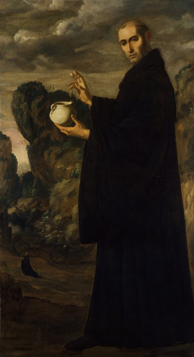 San Benito, ca. 1640-45 de Francisco de Zurbaran