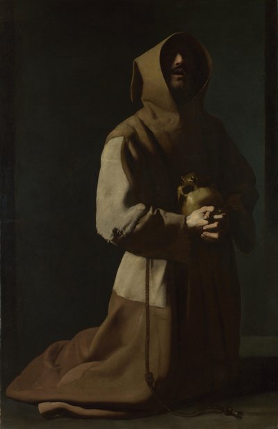 San Francisco en Meditación, 1635-1640 de Francisco de Zurbaran