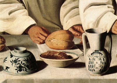 San Hugo, (detalle) de Francisco de Zurbaran