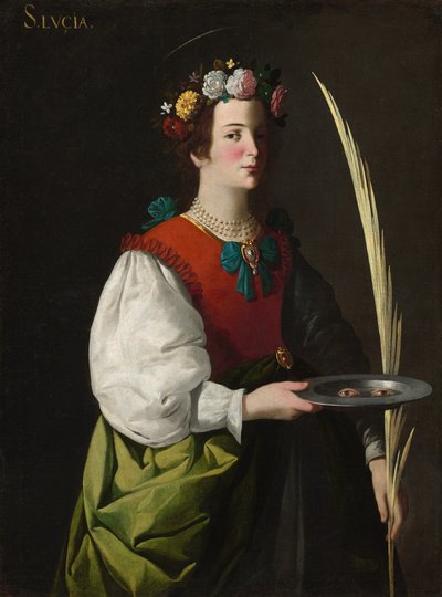 Santa Lucía, c. 1625-1630 de Francisco de Zurbaran