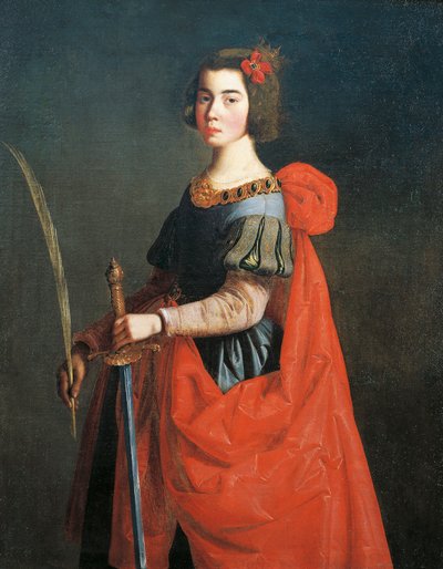 Santa Catalina de Alejandría de Francisco de Zurbaran