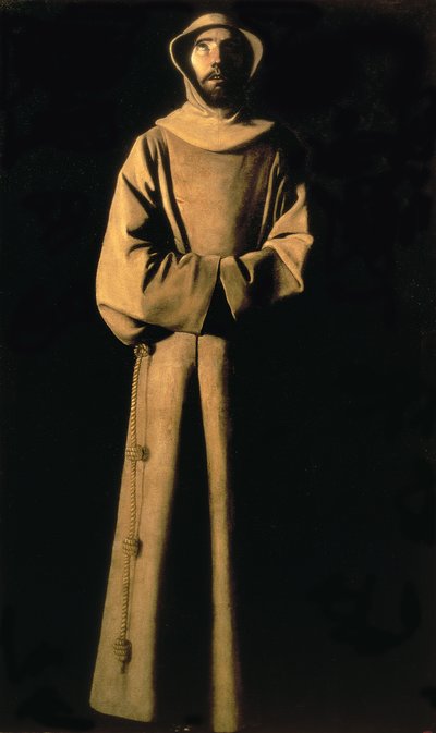 San Francisco de Asís, c.1640 (óleo sobre lienzo) de Francisco de Zurbaran