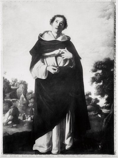 El Bendito Enrique Suso, c.1636-38 de Francisco de Zurbaran