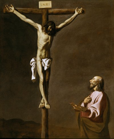 El Cristo Crucificado con un Pintor, c.1650 de Francisco de Zurbaran