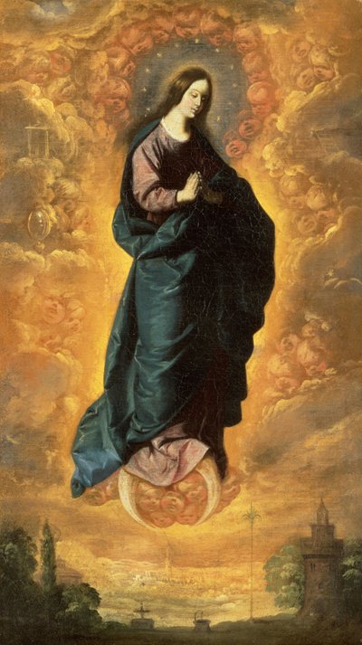 La Inmaculada Concepción (óleo sobre lienzo) de Francisco de Zurbaran