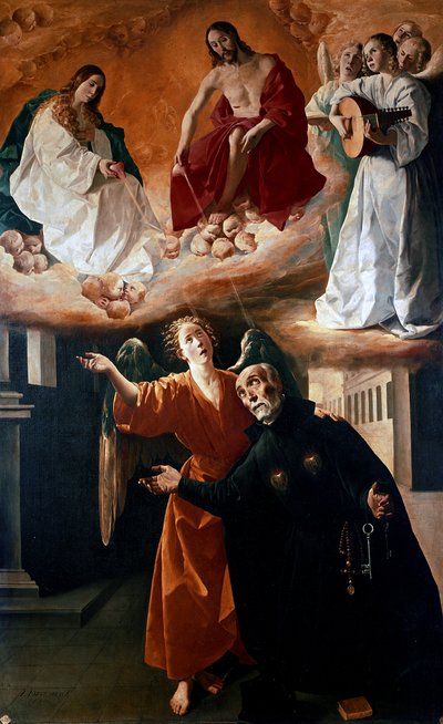 La visión Beato Alonso Rodríguez de Francisco de Zurbaran