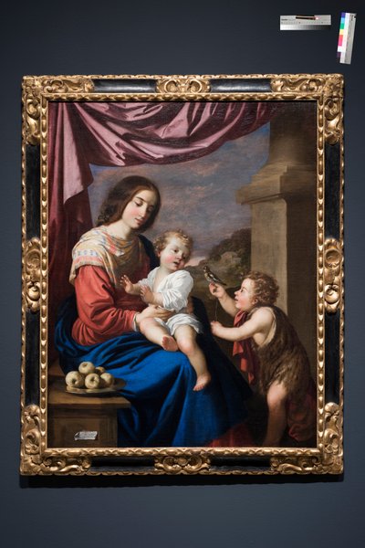 Virgen y niño con San Juan de Francisco de Zurbaran