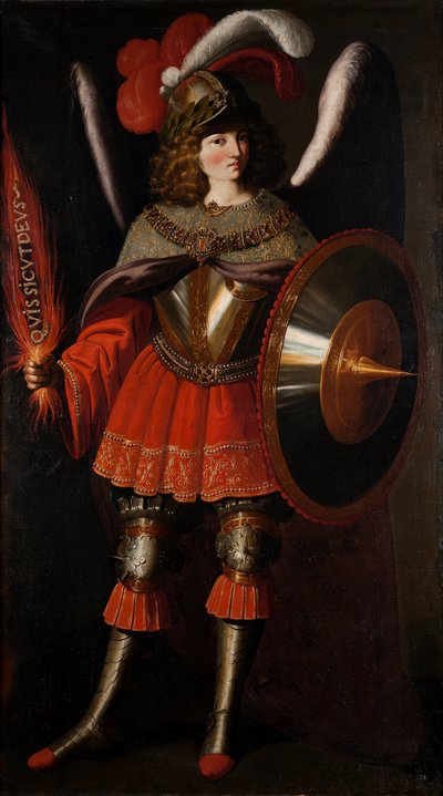 El Arcángel Miguel de Francisco de Zurbarán and Studio