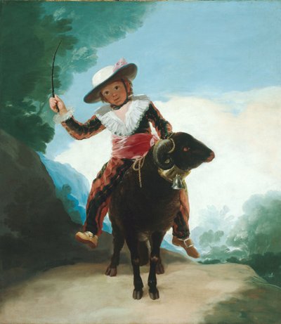 Niño en un carnero de Francisco de Goya