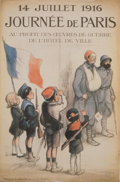 Journée de Paris. 14 de julio de 1916, 1916 de Francisque Poulbot