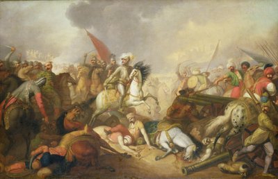 La batalla de Chocim en 1673 de Franciszek Smuglewicz