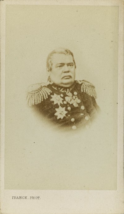 Retrato del Conde Nikolay Muravyov-Amursky 1809-1881, ca. 1865 de Franck