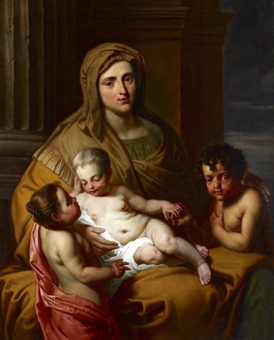 Caridad, finales del siglo XVII de Franco Flemish School