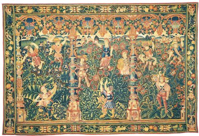 Tapiz de verdor exótico, posiblemente Tournai, primera mitad del siglo XVI de Franco Flemish School
