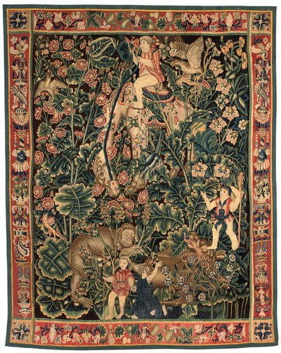 Tapiz de Verdura Exótica, probablemente Tournai, primera mitad del siglo XVI de Franco Flemish School