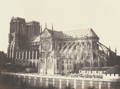 Iglesia de Notre Dame - lado sur,1852 (foto) de Francois Auguste Renard
