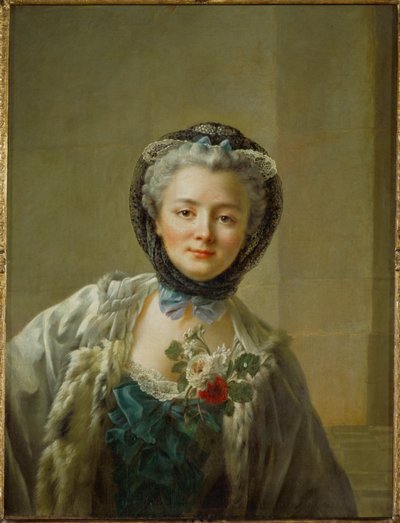 Sra. Drouais, de soltera Anne-Francoise Dore de Francois-Hubert Drouais