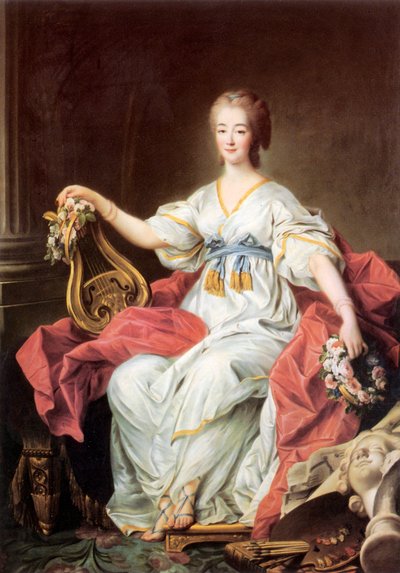 Retrato de la condesa Jeanne (Becu) du Barry de Francois Hubert Drouais