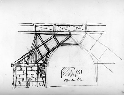 Boceto arquitectónico de 