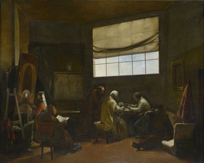Taller de artista Pintura de François Marius Granet (1775-1849) Dim 80x100 cm Musee des Beaux Arts Palais Longchamp de Francois Marius Granet