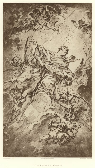 La Asunción de la Virgen de Francois (after) Boucher
