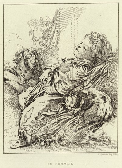 El Sueño de Francois (after) Boucher