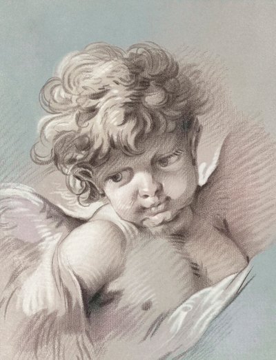 Putto o querubín de Francois (after) Boucher