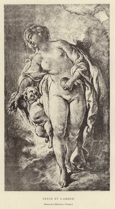 Venus y el Amor de Francois (after) Boucher