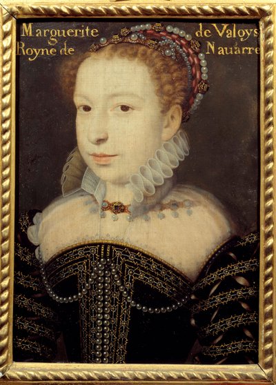 Retrato de Margarita de Valois (1553-1615) o Reina Margot de Francois (after) Clouet
