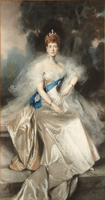 Reina Alexandra de Francois (after) Flameng