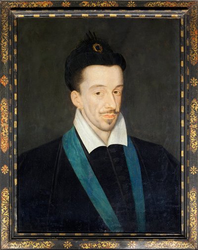 Retrato del rey francés Enrique III (1551-1589), c.1582-86 (pintura) de Francois (attr.to) Quesnel