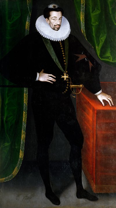 Retrato de Enrique III de Francia, rey de Polonia de Francois (circle of) Quesnel