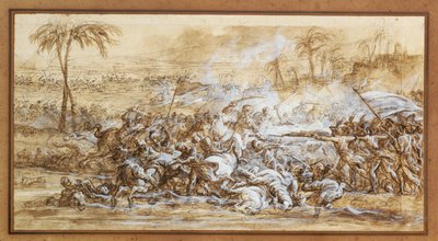 La batalla de las Pirámides, Napoleón salió victorioso ... de François André Vincent