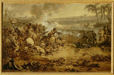La batalla de las pirámides ... de François André Vincent