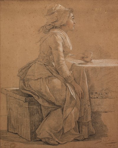 Retrato de la pintora Mademoiselle Marie Gabrielle Capet de François André Vincent