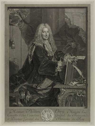 Retrato de Philibert Orrey de Francois Bernard Lepicie