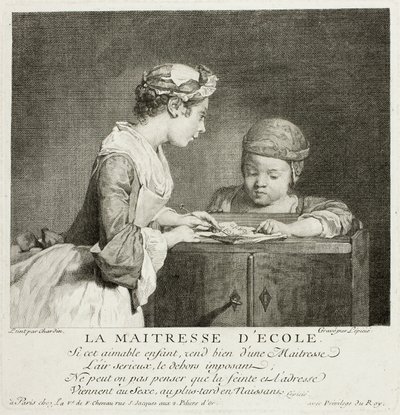 La maestra de Francois Bernard Lepicie